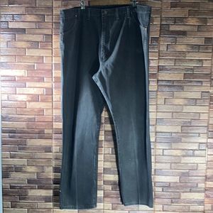 Mens Black Wrangler Big & Tall Reg Fit 44x32